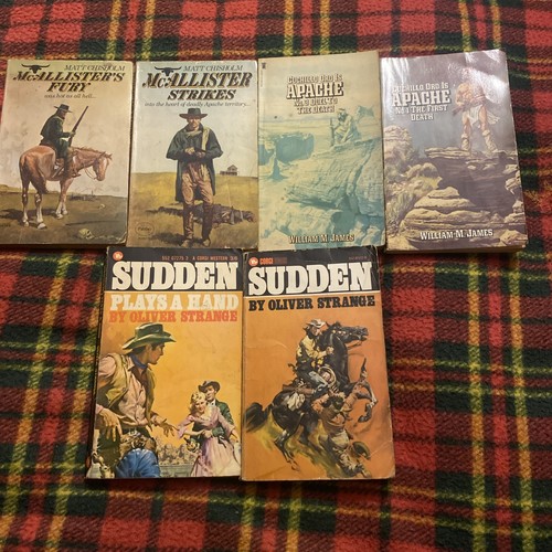 Vintage westerns books - 6x,
