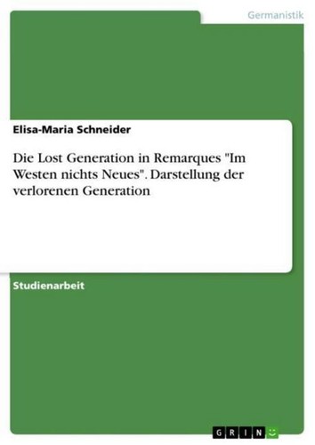 Die lost generation - generation, in