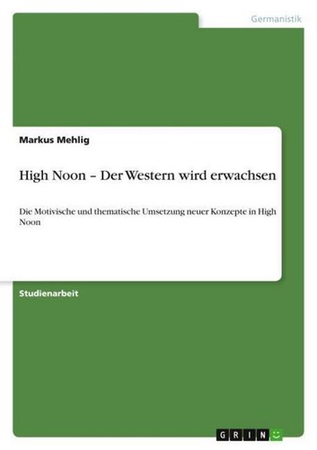 High noon der western wird - -,